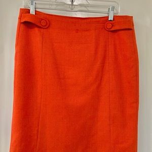 J Crew orange Skirt
